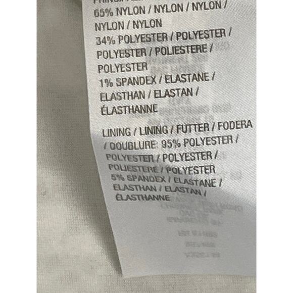 SUSAN GRAVER XXS Ivory White stretch lace peplum short sleeve top blouse NWT B31 - Picture 3 of 10